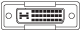 Image de connecteur DVI-I Dual-Link 